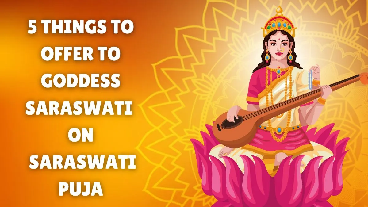 Saraswati Puja 2025 5 Lucky Things To Offer To Devi Saraswati To Seek