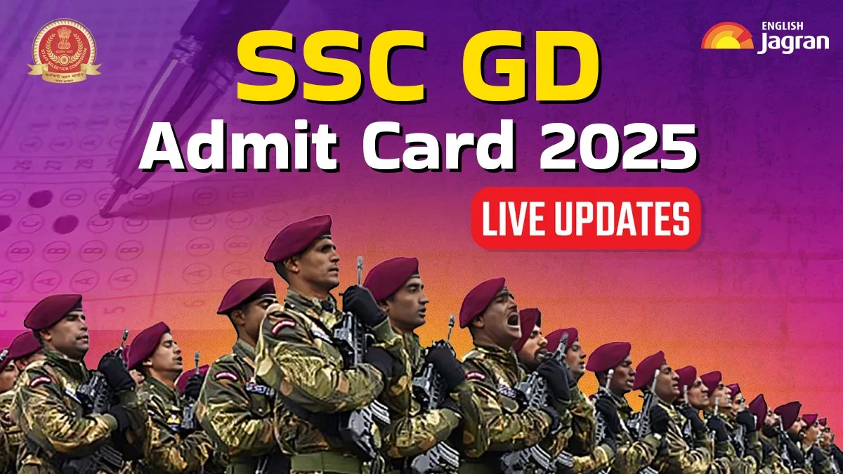 SSC GD Constable Admit Card 2025 Live Updates: Check Latest Updates On SSC GD Hall Ticket 
