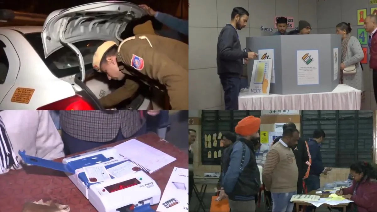 Delhi Election 2025 LIVE Updates Voting Begins Across All 70 Seats In