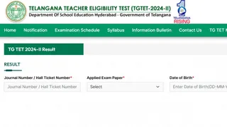 TS TET Result 2024 Out At tstet2024.aptonline.in; Get Direct Link Here