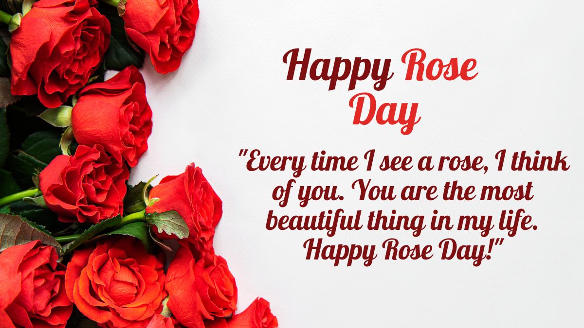 Rose Day 2025 10+ Sweet Messages To Send To Your Partner On This