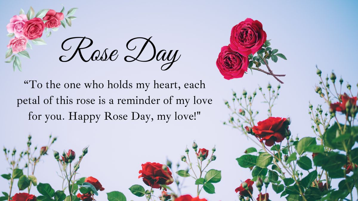 Rose Day 2025 10+ Sweet Messages To Send To Your Partner On This