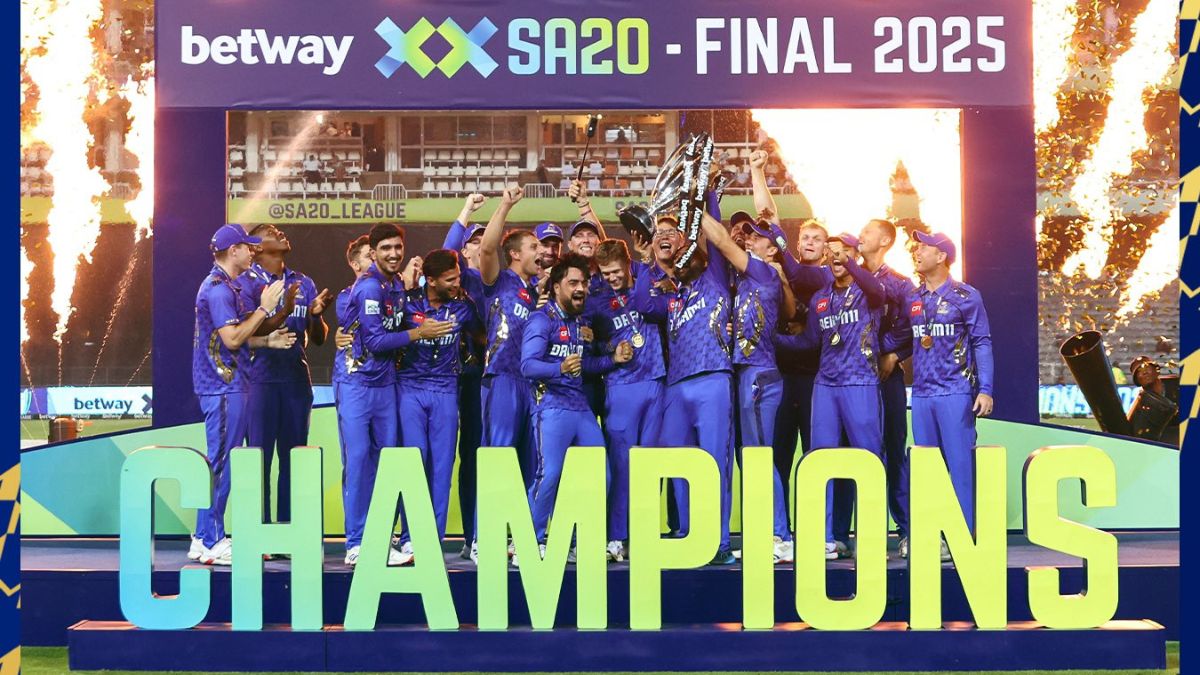 MI Cape Town Ends Sunrisers Eastern Cape's Dominance To Lift Maiden SA20 Trophy In Final