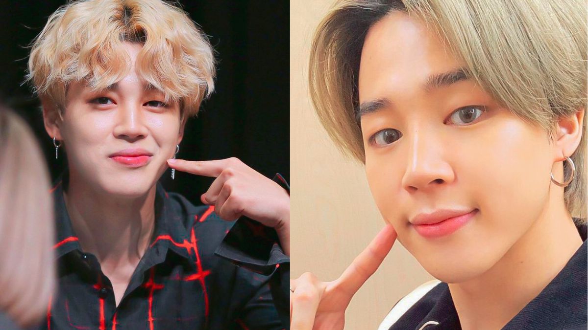 bts jimin signature cheek pose