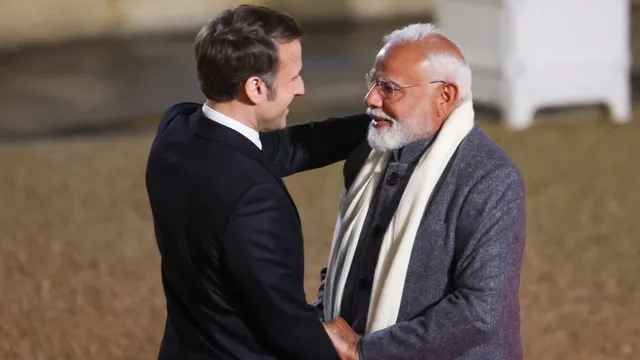 pm-modi-meets-friend-macron-in-paris-to-cochair-ai-summit-with-france