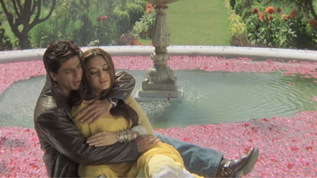 veer zaara movie hug scene