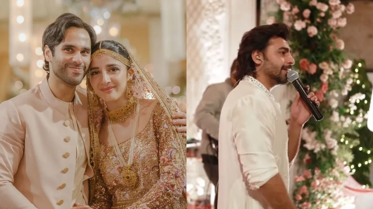 pakistani-actress-mawra-hocane-gets-emotional-after-brotherinlaw-farhan-saeed-sings-thodi-der-at-wedding-video