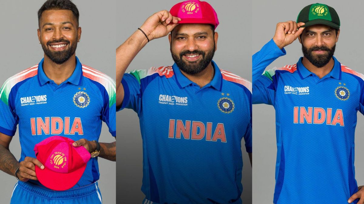 ICC Champions Trophy 2025 India's Complete Squad List And Their Jersey