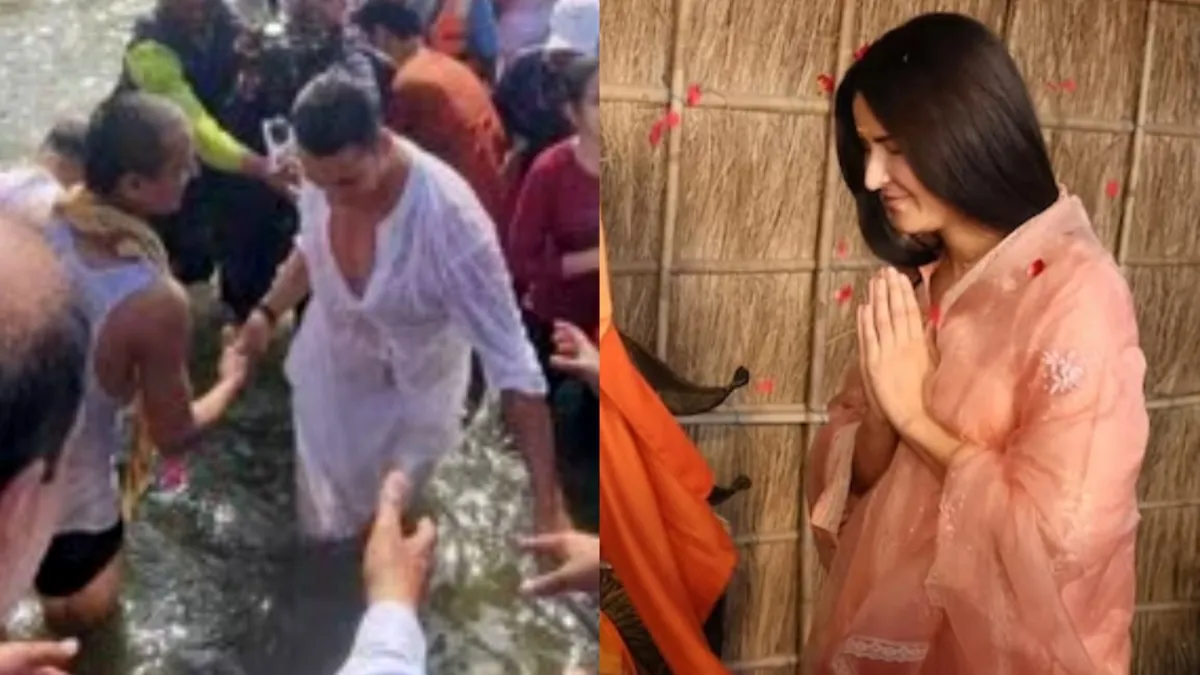 mahakumbh-2025-after-akshay-kumar-katrina-kaif-reaches-with-mother-in-law-veena-kaushal-to-take-holy-dip-watch-videos