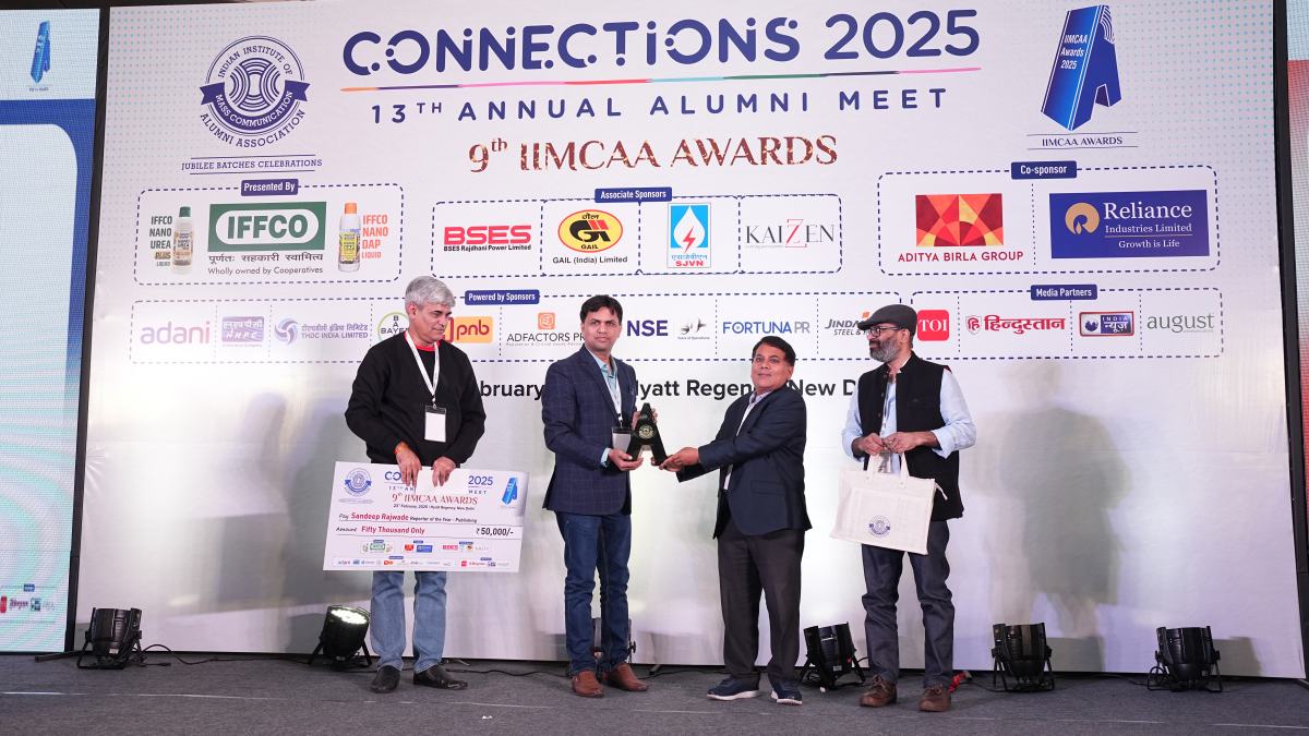 iimcaa-awards-announced-sarvapriya-sangwan-wins-journalist-of-the-year-award-jnms-sandeep-rajwade-reporter-of-the-year-publishing
