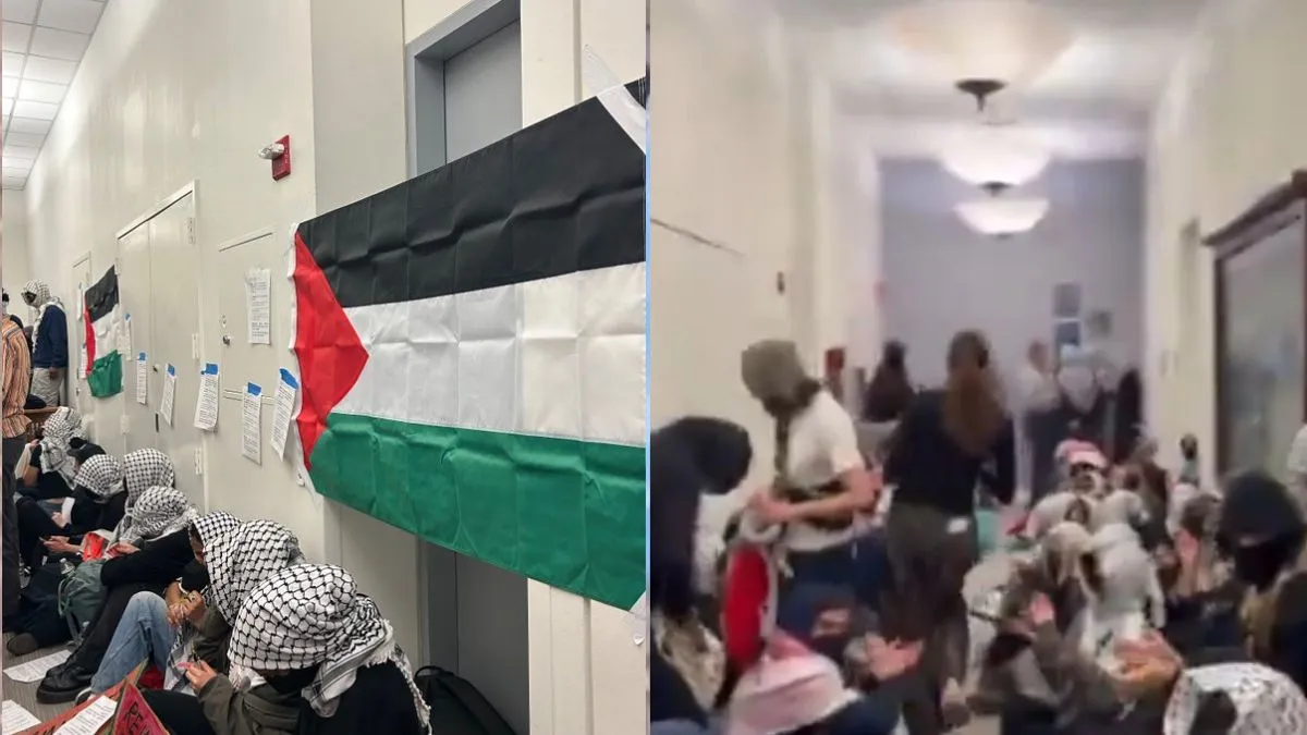 video-violent-propalestinian-protesters-storm-barnard-college-assault-staff-rally-against-israels-gaza-operations
