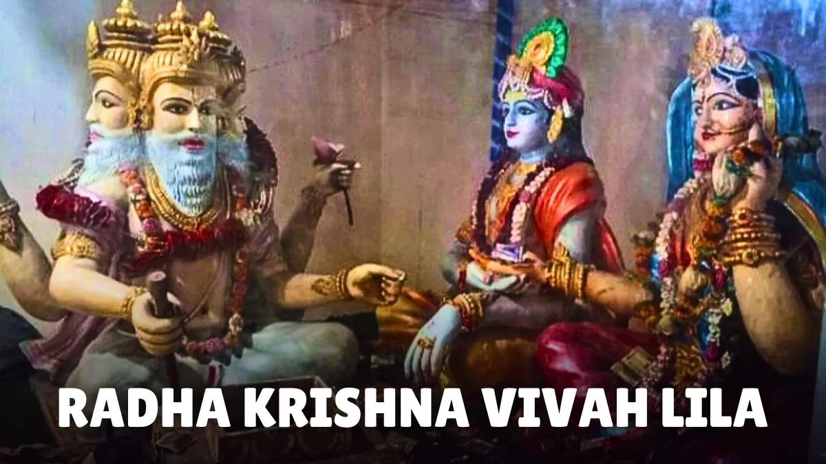 phulera-dooj-2025-know-lesserknown-legend-of-radha-krishna-vivah-lila-at-bhandirvan-in-vrindavan