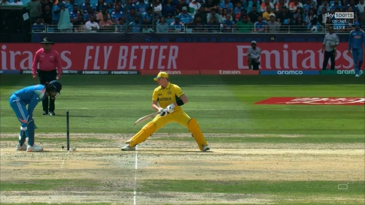 india-national-cricket-team-vs-australian-mens-cricket-team-match-scorecard-steve-smith-stumps-axar-patel-virat-kohli-viral-video-dubai
