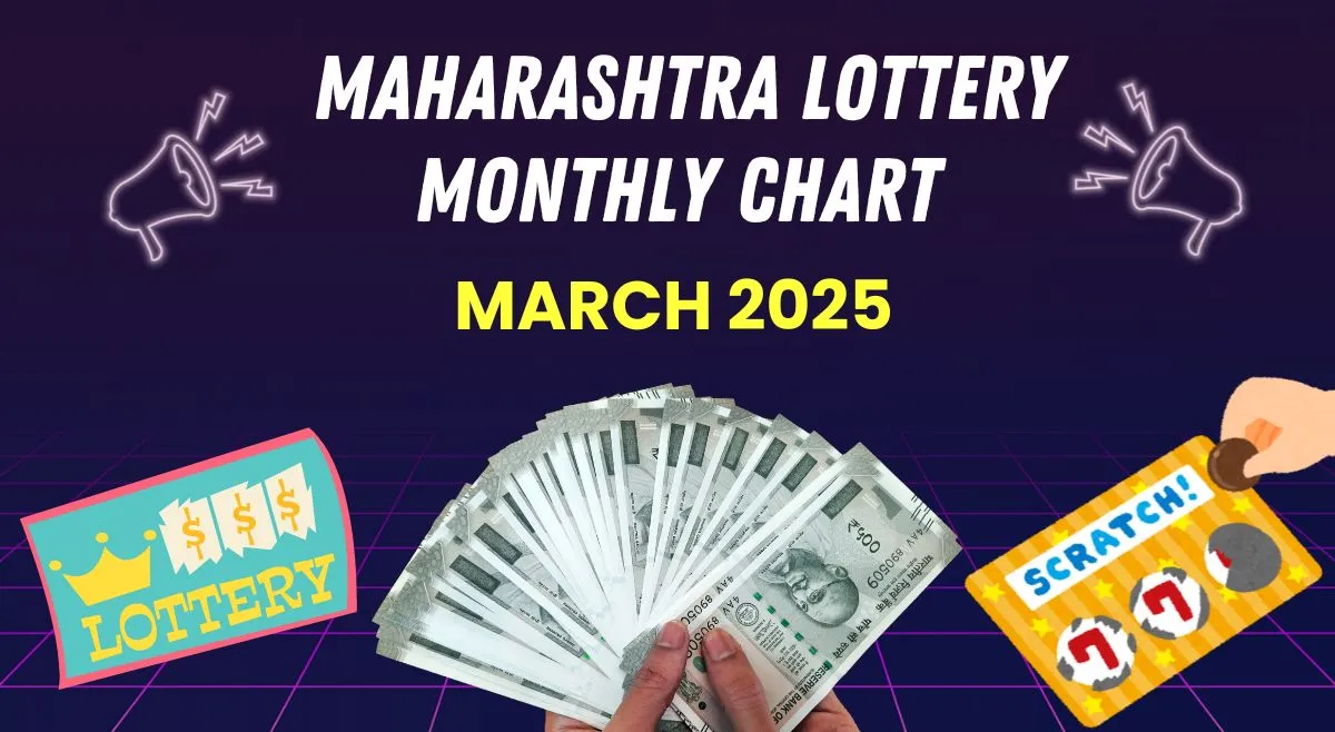 Maharashtra Lottery March 2025 Monthly Chart: Complete Draw Schedule ...