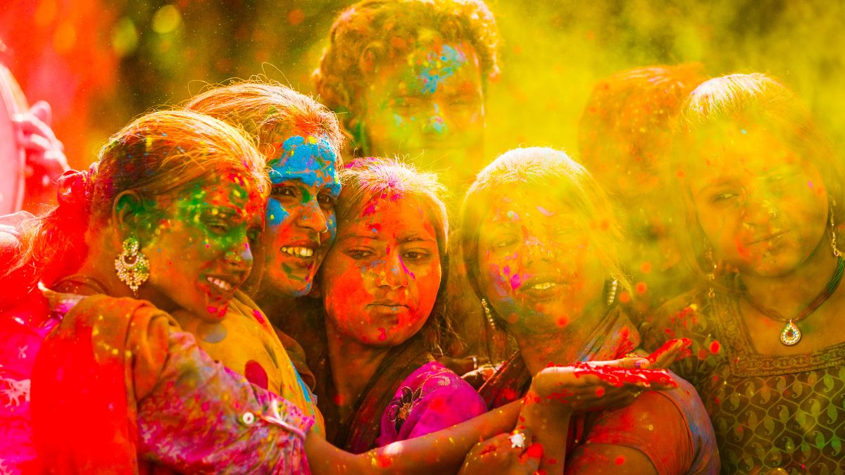 People Play With Colours To Celebrate Holi