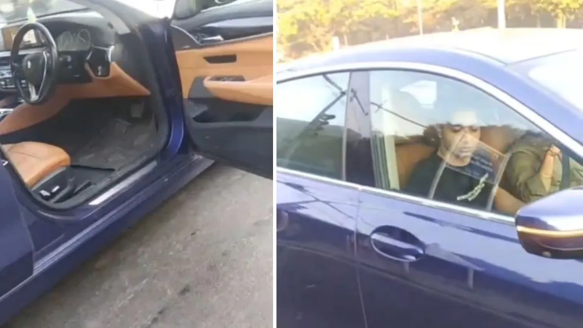 video-pune-man-stops-bmw-in-middle-of-road-for-toilet-gets-detained-after-his-nature-call-goes-viral
