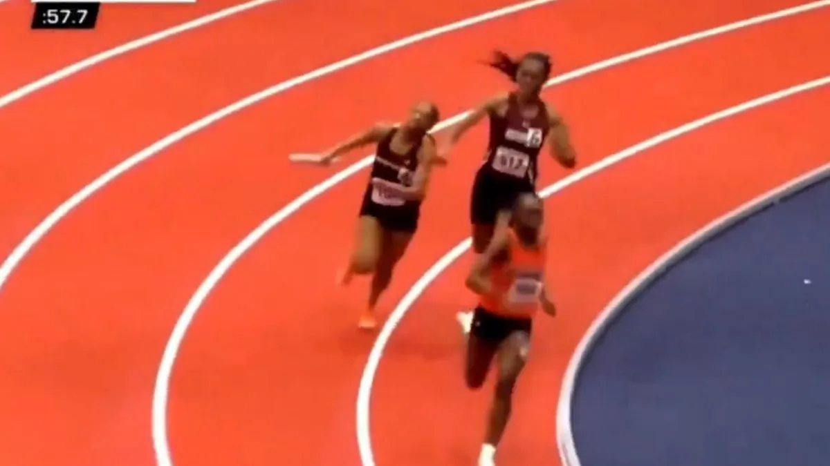 Runner Rivalry Shocking Video Captures Moment Runner Is 'Baton Attacked' By Opponent ...