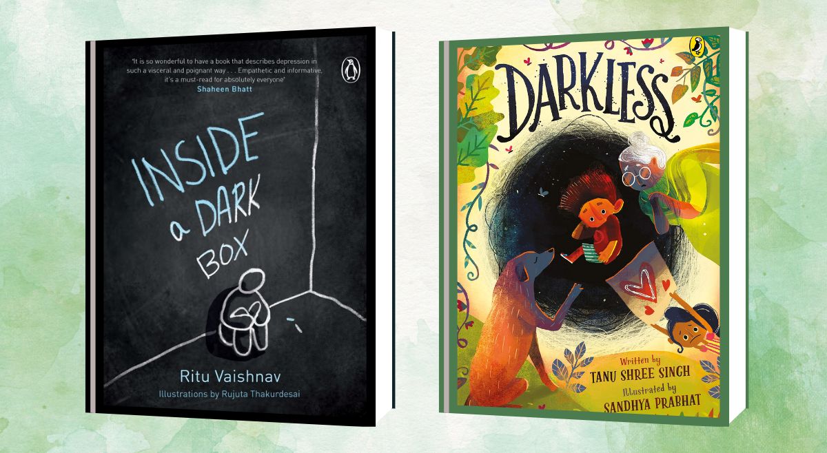 Darkless and inside a dark box