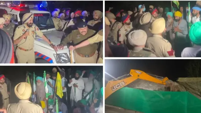 farmers-protest-punjab-police-launch-operation-to-clear-khanauri-and-shambhu-borders-dallewal-pandher-detained-video