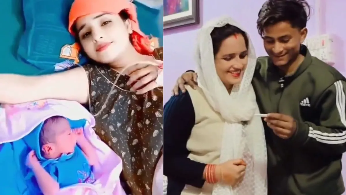 seema-haider-and-sachin-meena-welcome-baby-girl-share-first-glimpse-of-their-newborn-in-viral-video