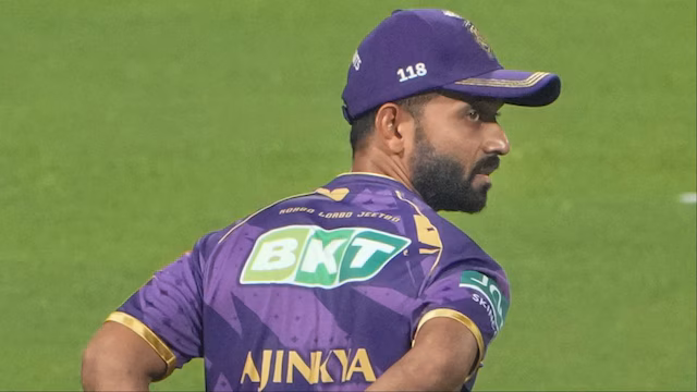 kolkata-knight-riders-vs-royal-challengers-bengaluru-ipl-2025-ajinkya-rahane-scripts-history-becomes-first-indian-cricketer-to-lead-3-ipl-teams