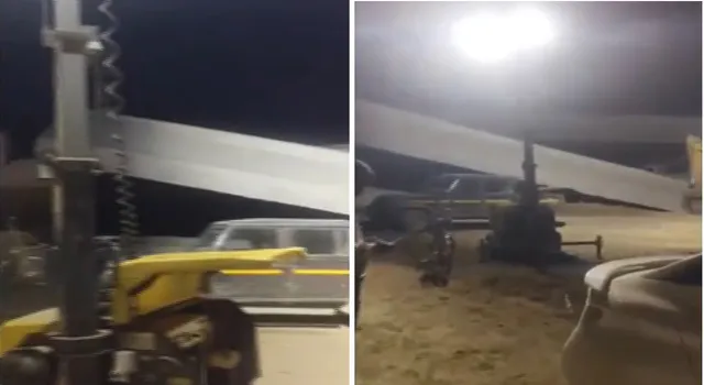 delhidehradun-expressway-mishap-pillar-of-underconstruction-highway-collapses-in-saharanpur-two-injured-video