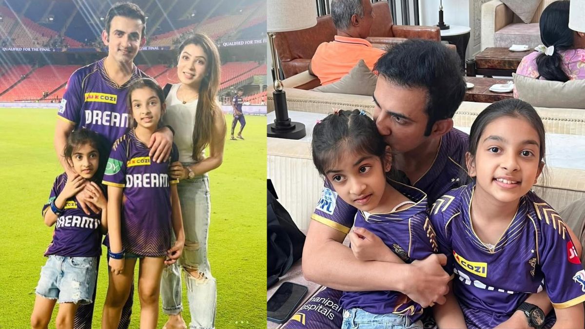 gautam gambhir with his family