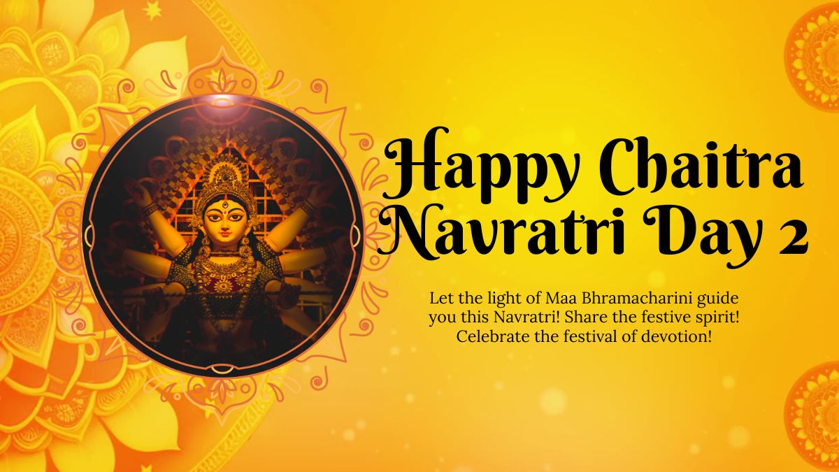 chaitra navratri day 2 image