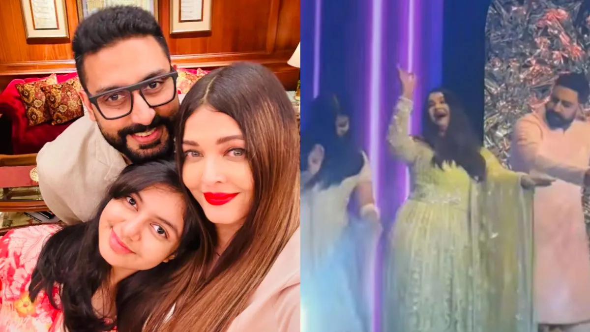 aishwarya-rai-aaradhya-and-abhishek-bachchan-groove-to-kajra-re-at-a-family-wedding-watch
