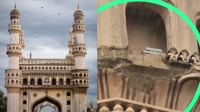 hyderabad-weather-heavy-rains-cause-damage-to-iconic-charminars-minaret-watch