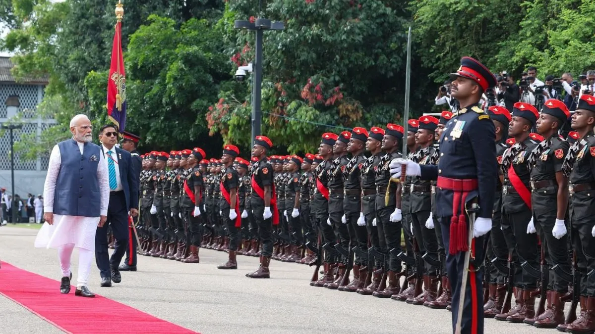 india-prime-minister-narendra-modi-sri-lanka-visit-live-updates-delegation-level-talks-with-sri-lankan-president-receives-unprecedented-ceremonial-welcome