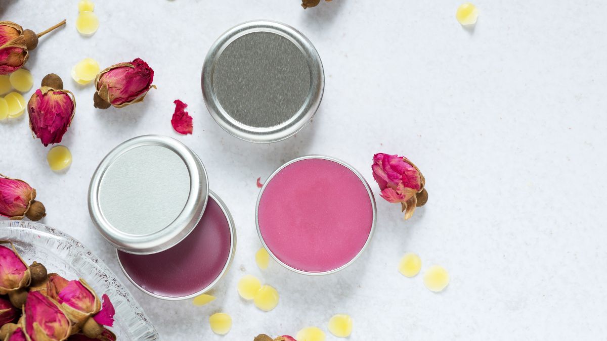 rose petal balm for dry lips