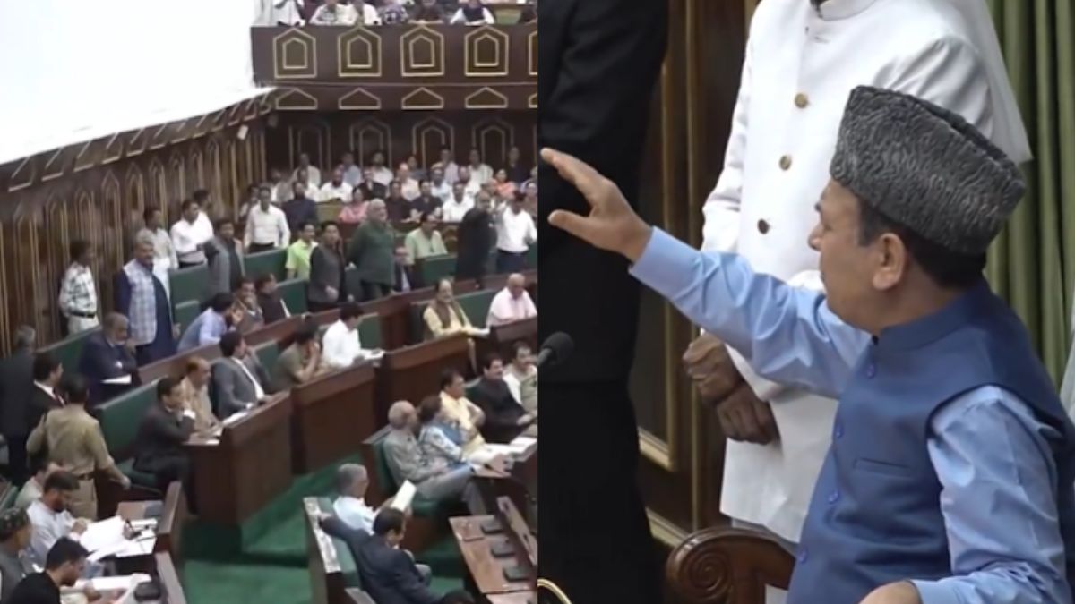 jk-assembly-witnesses-uproar-after-speaker-refuses-to-adjourn-question-hour-to-discuss-waqf-amendment-act-watch