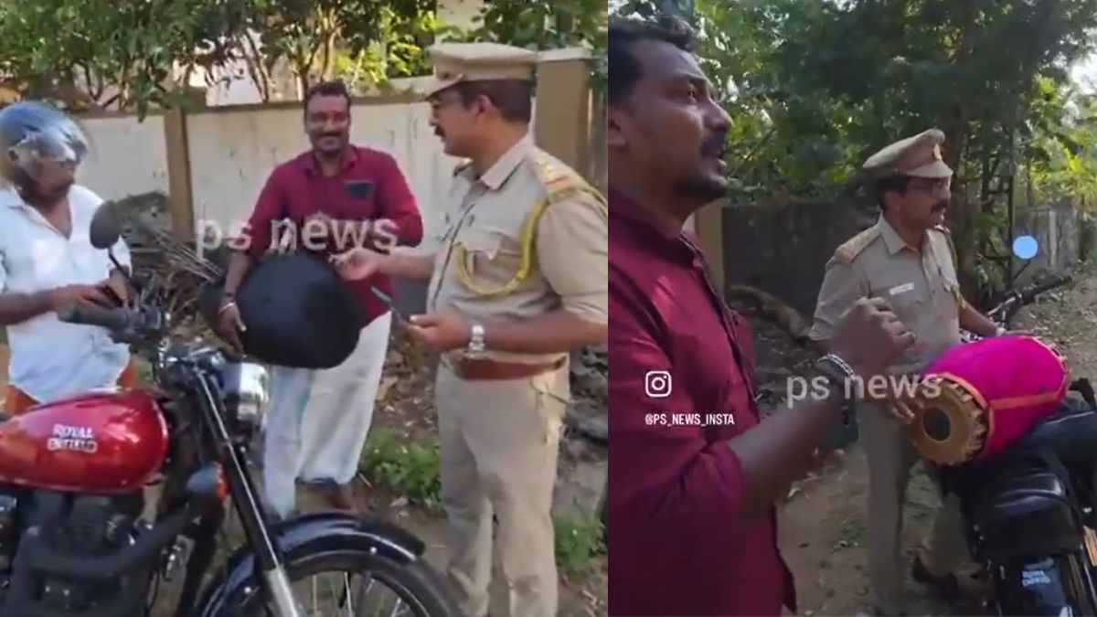 kerala-traffic-cop-mesmerising-jugalbandi-with-carnatic-musician-on-mridangam-leaves-the-internet-spellbound-viral-video
