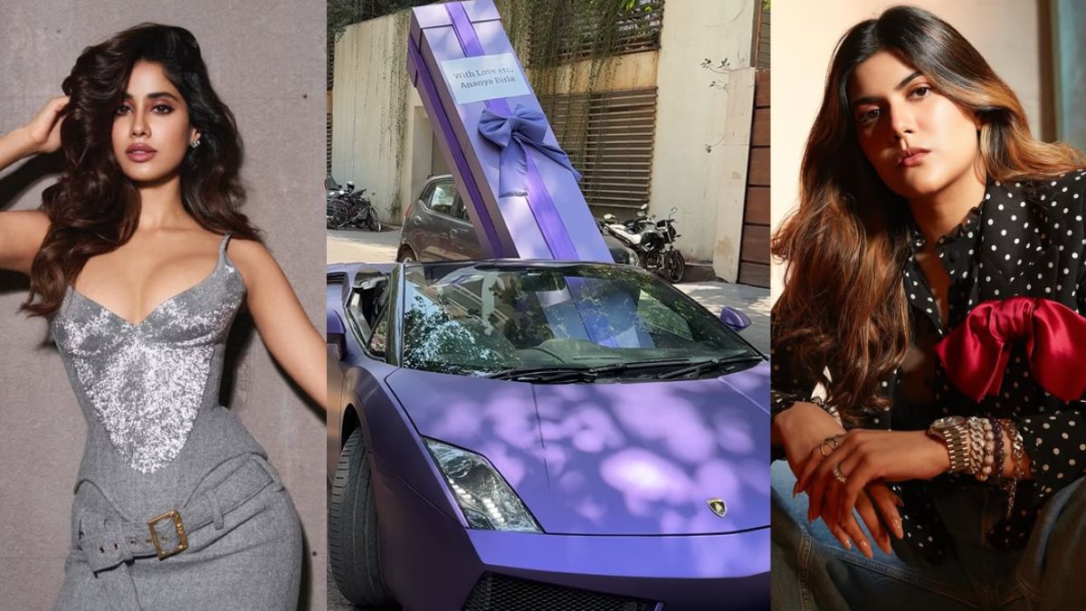 Did Janhvi Kapoor's BFF Ananya Birla Gift Her Rs 4.99 Cr Lamborghini? Know  All About Indian Billionaire Businesswoman