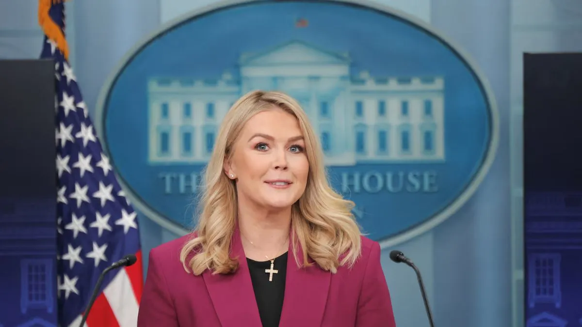 White House BTS Revealed: What Trump's Secretary Karoline Leavitt Does  Before Addressing Reporters