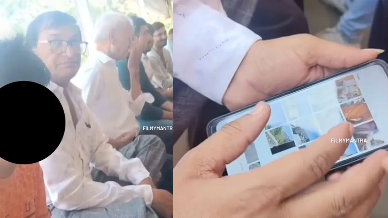 caught-on-camera-elderly-man-secretly-takes-picture-of-woman-legs-at-rajasthan-temple-internet-is-furious-viral-video
