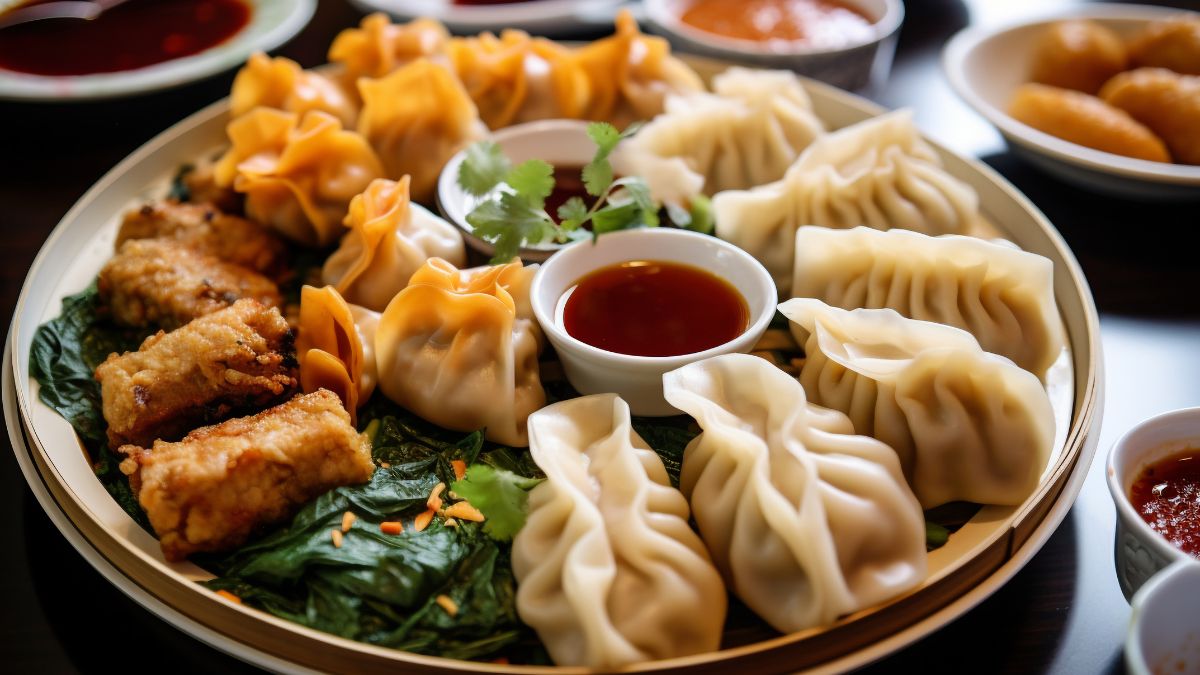 Korean BBQ Momo Pairs With Bubble Tea