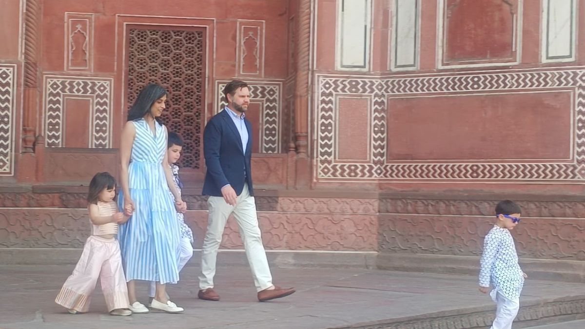 JD Vance children At Agra