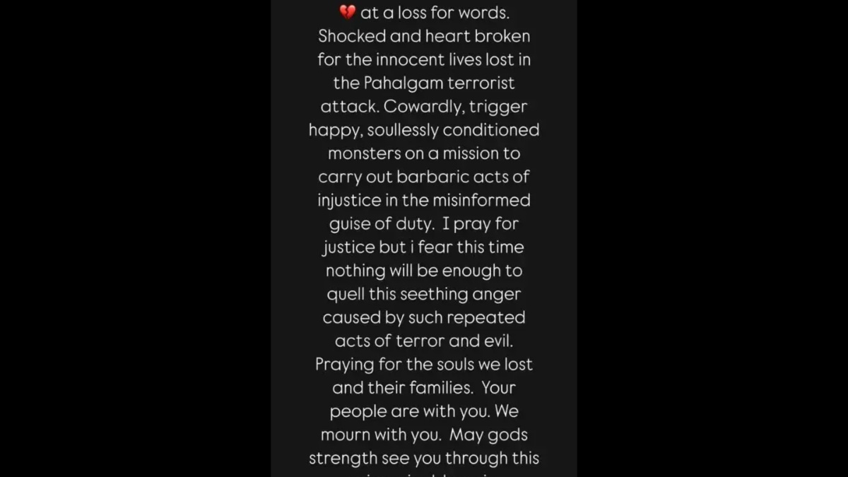 Janhvi Kapoor IG story