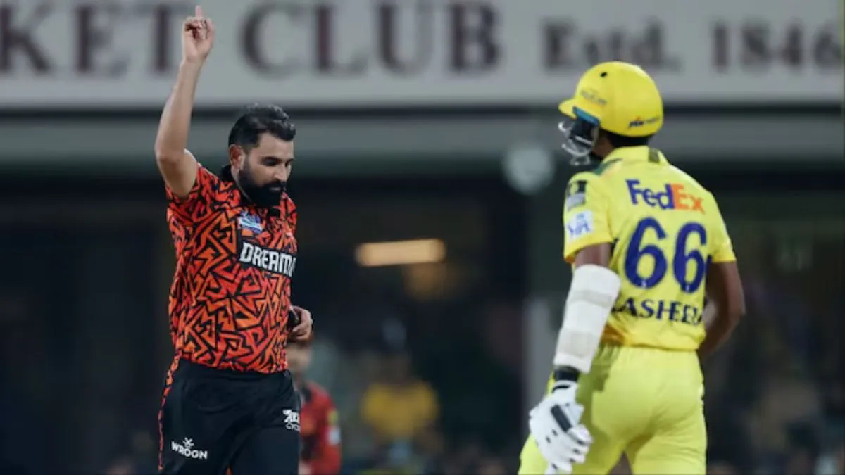 chennai-super-kings-vs-sunrisers-hyderabad-match-scorecard-ipl-2025-mohammed-shami-scripts-history-becomes-first-bowler-to-take-wicket-on-first-ball