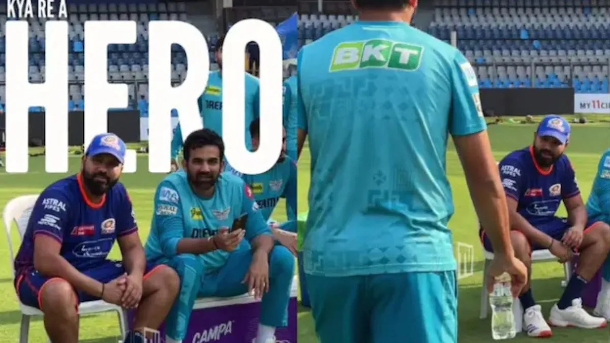 kya-re-a-hero-ghar-ka-rohit-sharma-mocks-shardul-thakur-for-getting-late-to-practice-watch
