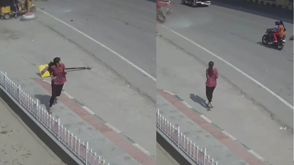 woman-narrowly-escapes-death-as-car-plunges-from-flyover-right-in-front-of-her-in-shocking-video
