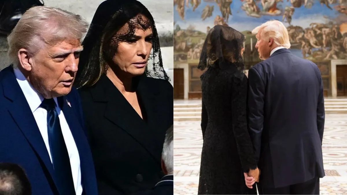 did-melania-trump-wear-hijab-at-pope-francis-funeral-at-vatican-donald-trump-pics-went-viral