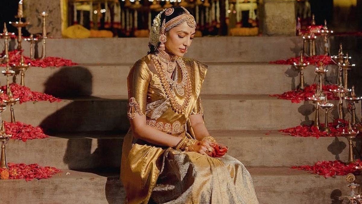 7-must-have-jewellery-pieces-to-complement-your-kanjivaram-saree-temple-jewellery-maang-tikka-and-more