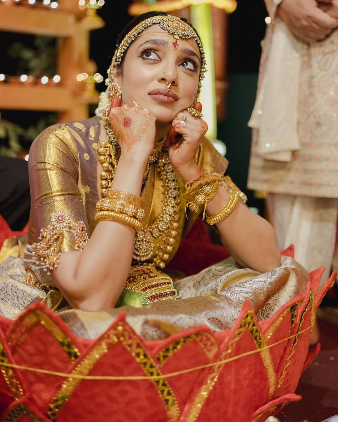 kundan jewellery for kanjivaram saree