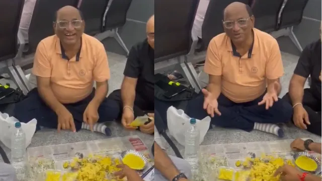 gujarati-actor-airport-floor-feast-ignites-fiery-debate-on-civic-sense-be-proud-of-your-roots-or-learn-etiquette-viral-video