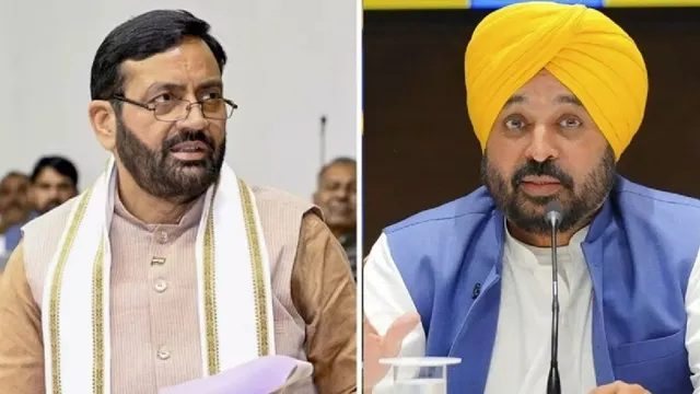 haryanapunjab-water-dispute-nayab-singh-saini-responds-to-bhagwant-manns-beti-ke-ghar-ka-paani-remark