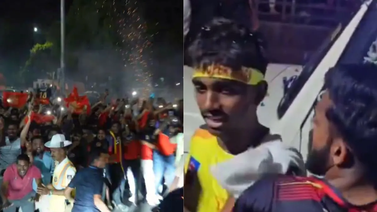Bengaluru: Fans Block Roads And Celebrate IPL Playoff Victory; Clash ...