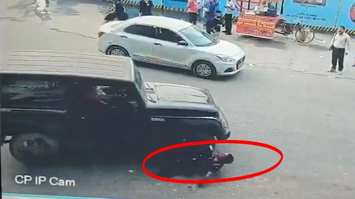 caught-on-cam-thar-driver-runs-over-security-guard-in-delhi-after-he-opposes-honking-arrested